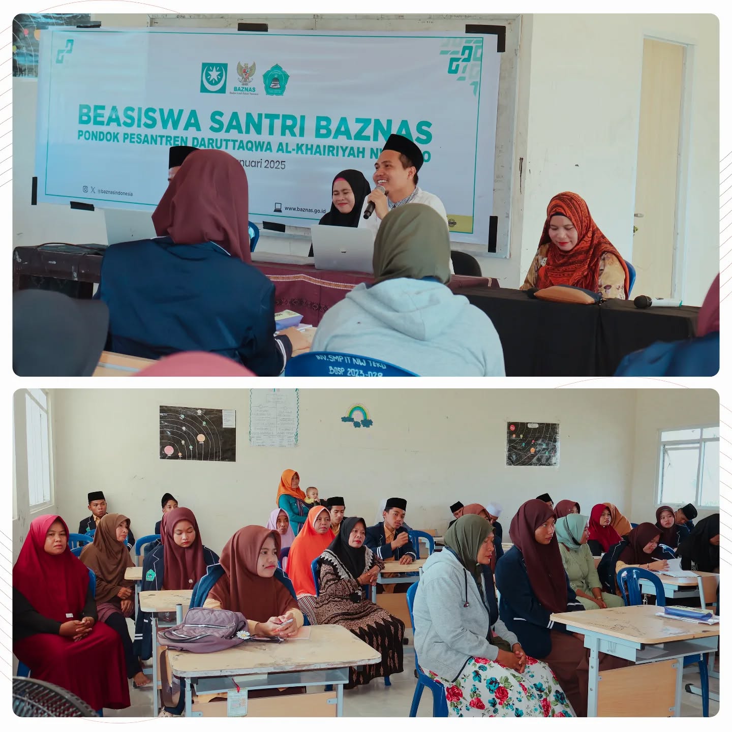 Sosialisasi Beasiswa Santri Baznas Bersama Wali Santri